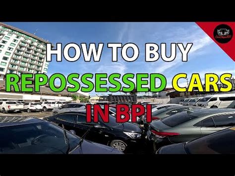 How to Buy BPI Repossessed Cars .